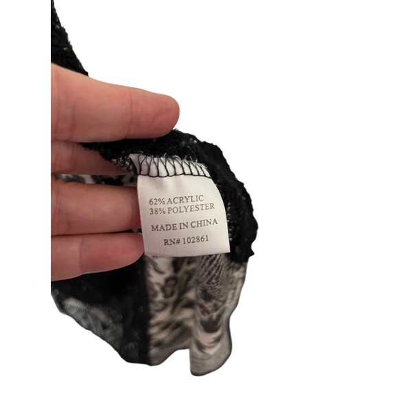 Artsy Boho Kimono Over Piece Mixed Material Witchy Completer Piece Size Large - Picture 8 of 12